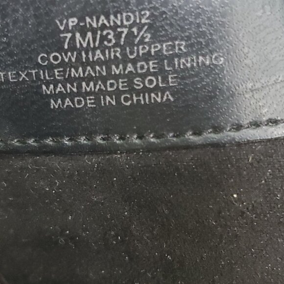 Vince Camuto Nandi 2 Calf Hair Leopard Zip Pointed Toe Mobwife Bootie Size 7 - Picture 11 of 12